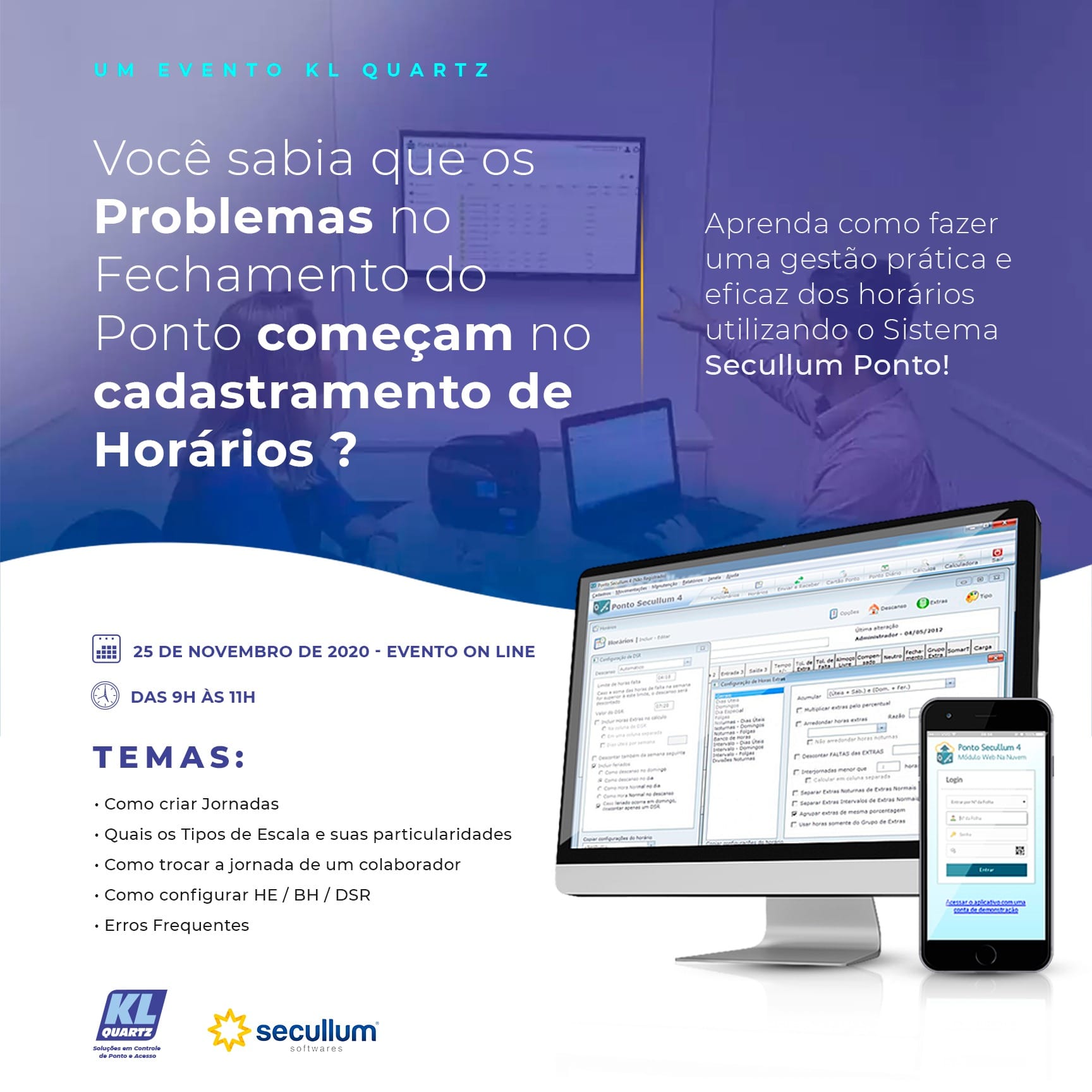 EVENTO ONLINE KL QUARTZ