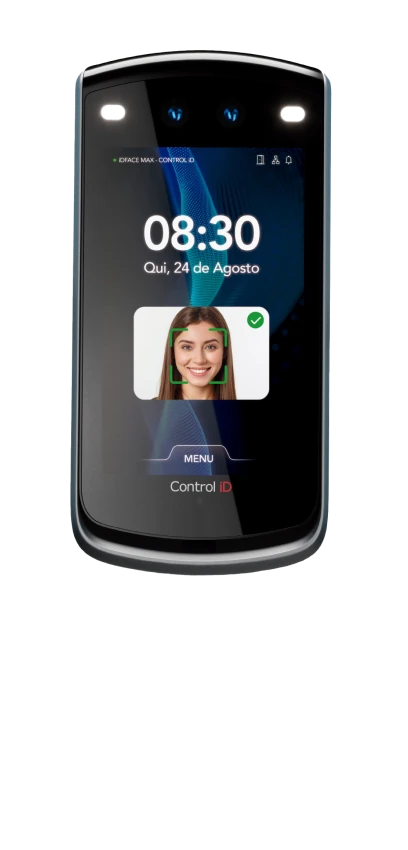 Produtos / Controle de Acesso CONTROLADOR DE ACESSO FACIAL – IDFACE MAX